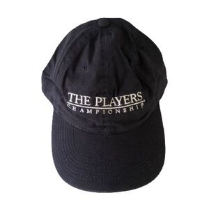 New NWT The Players Championship TPC Golf 100% Cotton Navy Blue Baseball Hat Cap